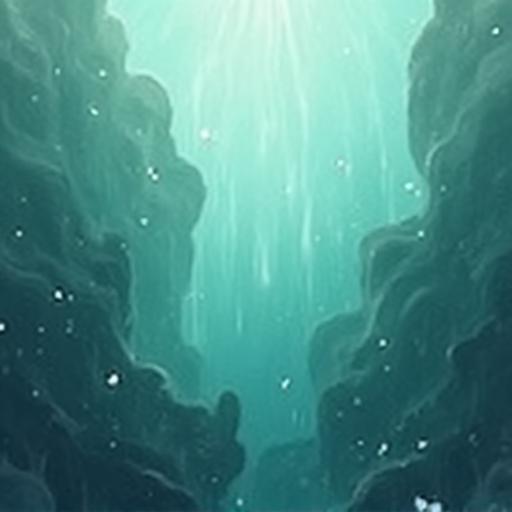 Album art for 'Oceanic' by Luna Bloom, with ethereal, water-themed visuals.